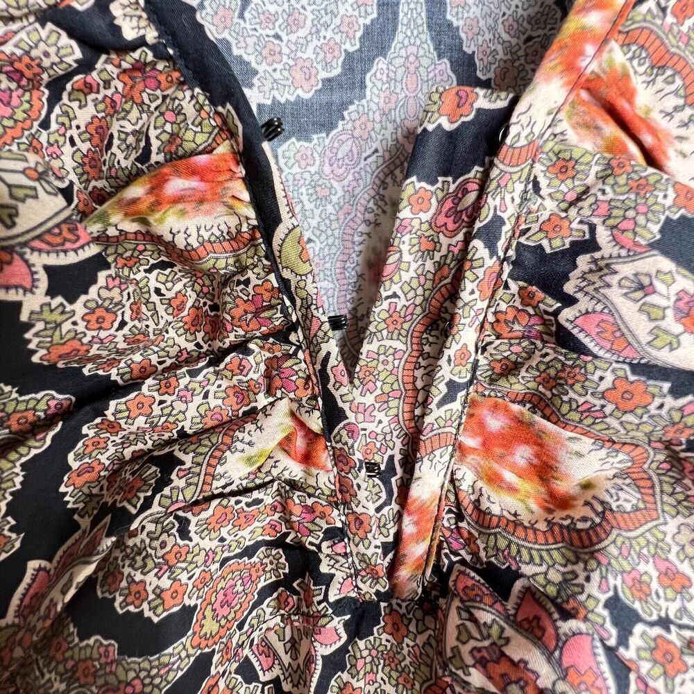 Anthropologie Kristinit Floral Maxi Dress Size Small Tiered - Picture 6 of 13